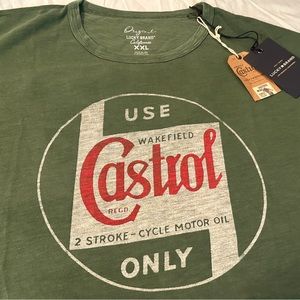 Lucky Brand Men’s “Castrol Motor Oil” T-Shirt XXL (NWT)